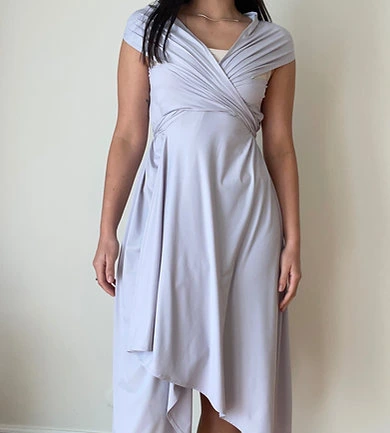 Sun Wrap Dress Light Purple