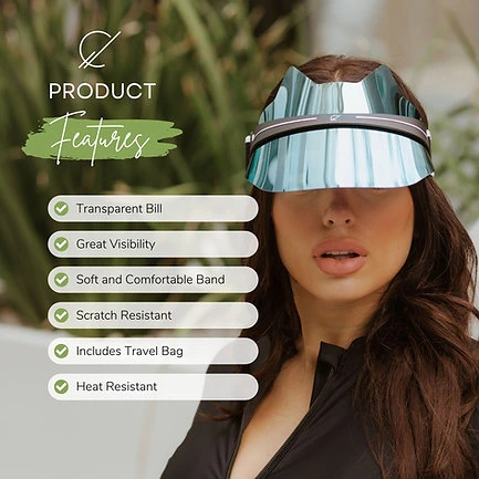 Kitty Lux Visor Aqua