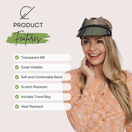 Kitty Lux Visor Rose Gold